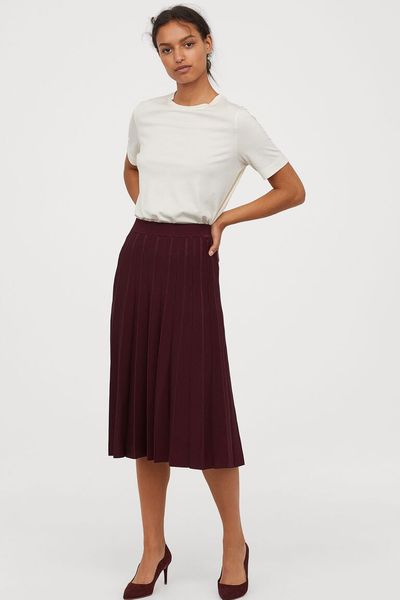 

Юбка H&M L бордовая (1203-221)