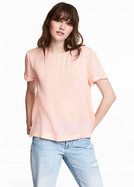 

Блуза H&M 38 Розовая (1081-016)