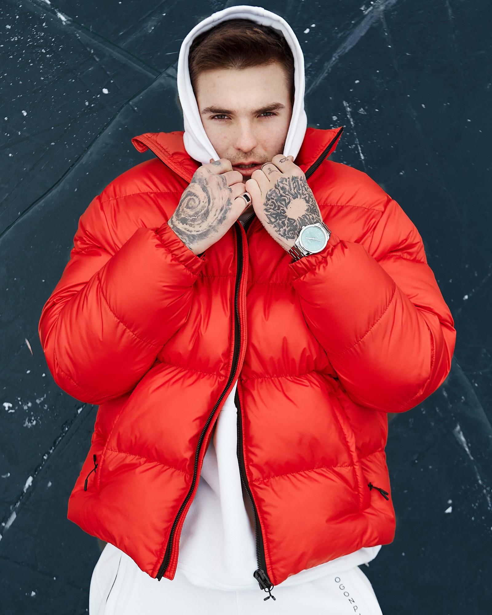 

Зимняя мужская куртка Пушка Огонь Homie красная S