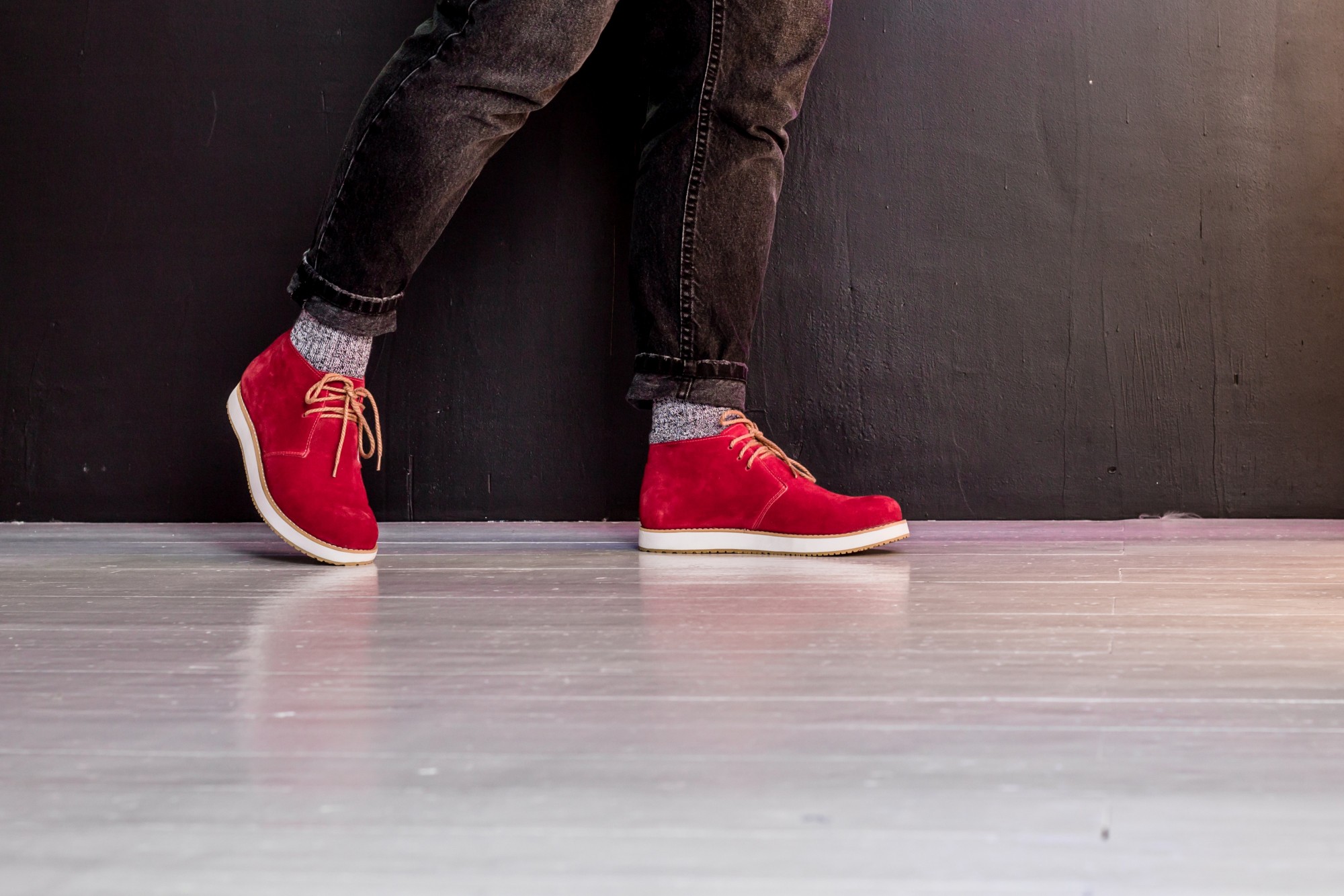 

Чоботи чоловічі дезерти YUP_FOOTWEAR DZ001M, розмір 45, червоні