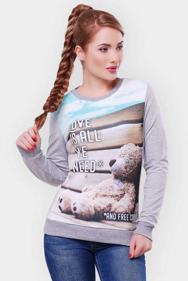 

Свитшот FashionUP KF-1413C 50
