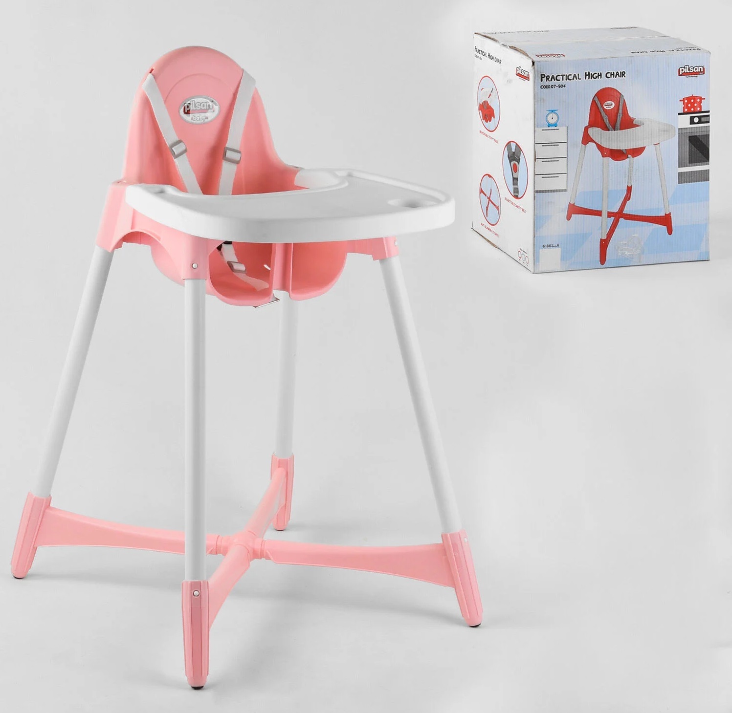 

Стульчик для кормления Pilsan 07-504 Pink (07-504)