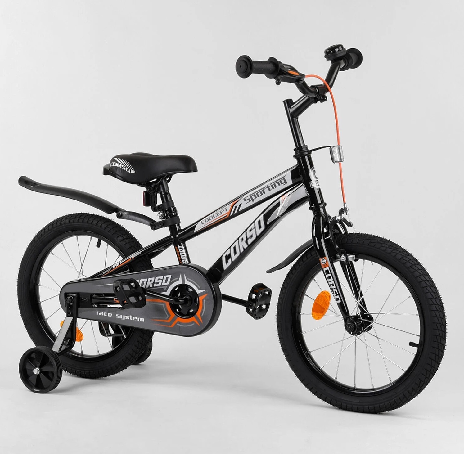 

Велосипед Corso 16" Sporting R-16317 Black / White (R-16317)