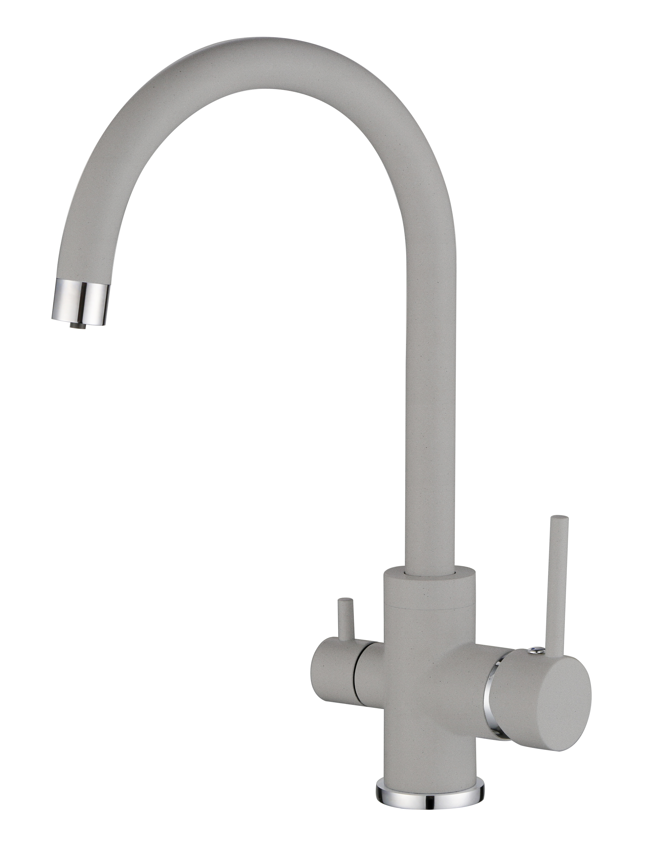 

Смеситель кухонный Aquasanita Sabiaduo 2963-220 Argent, серый