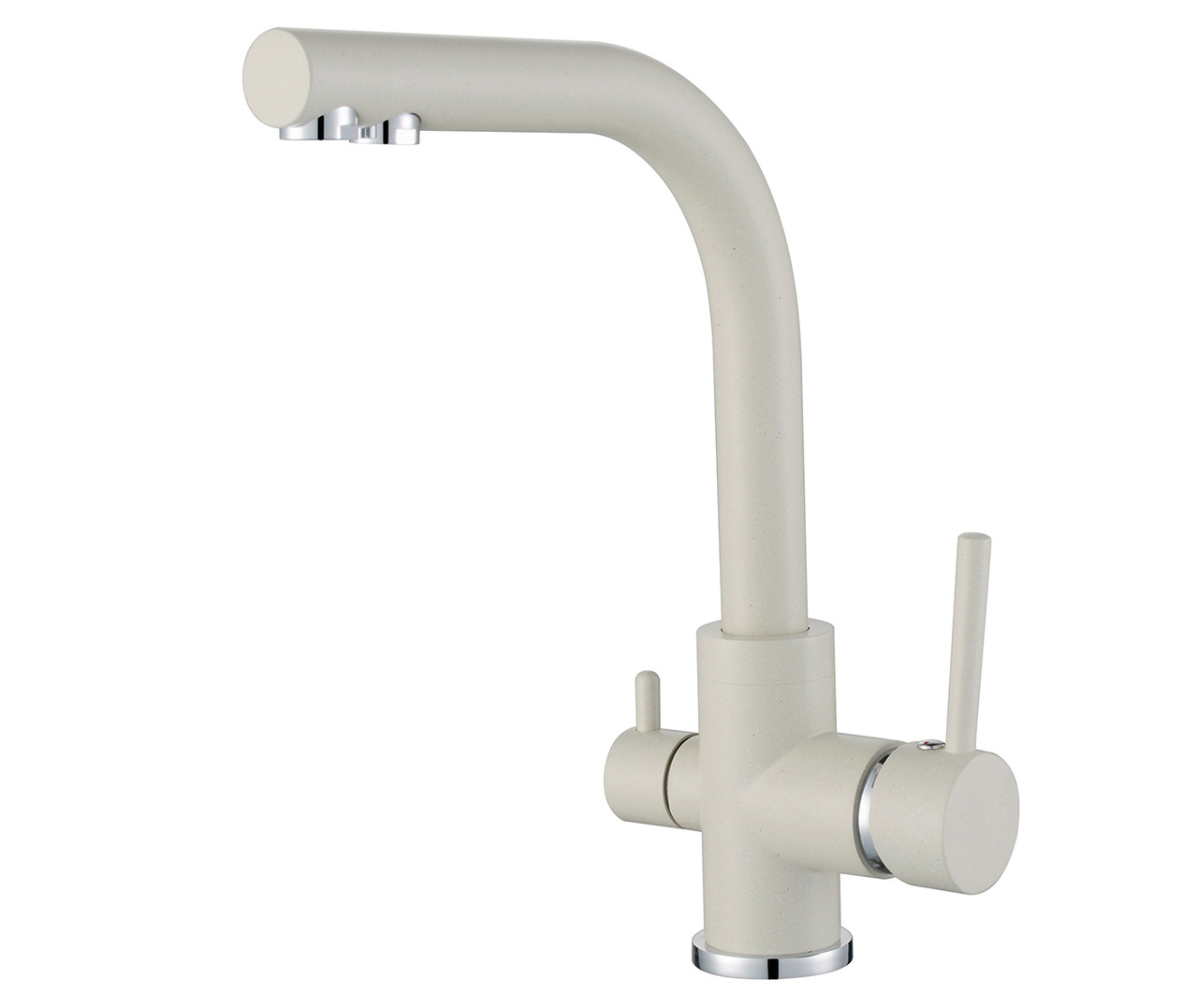 

Смеситель кухонный Aquasanita Akvaduo 2663-111 Silica, светло-бежевый