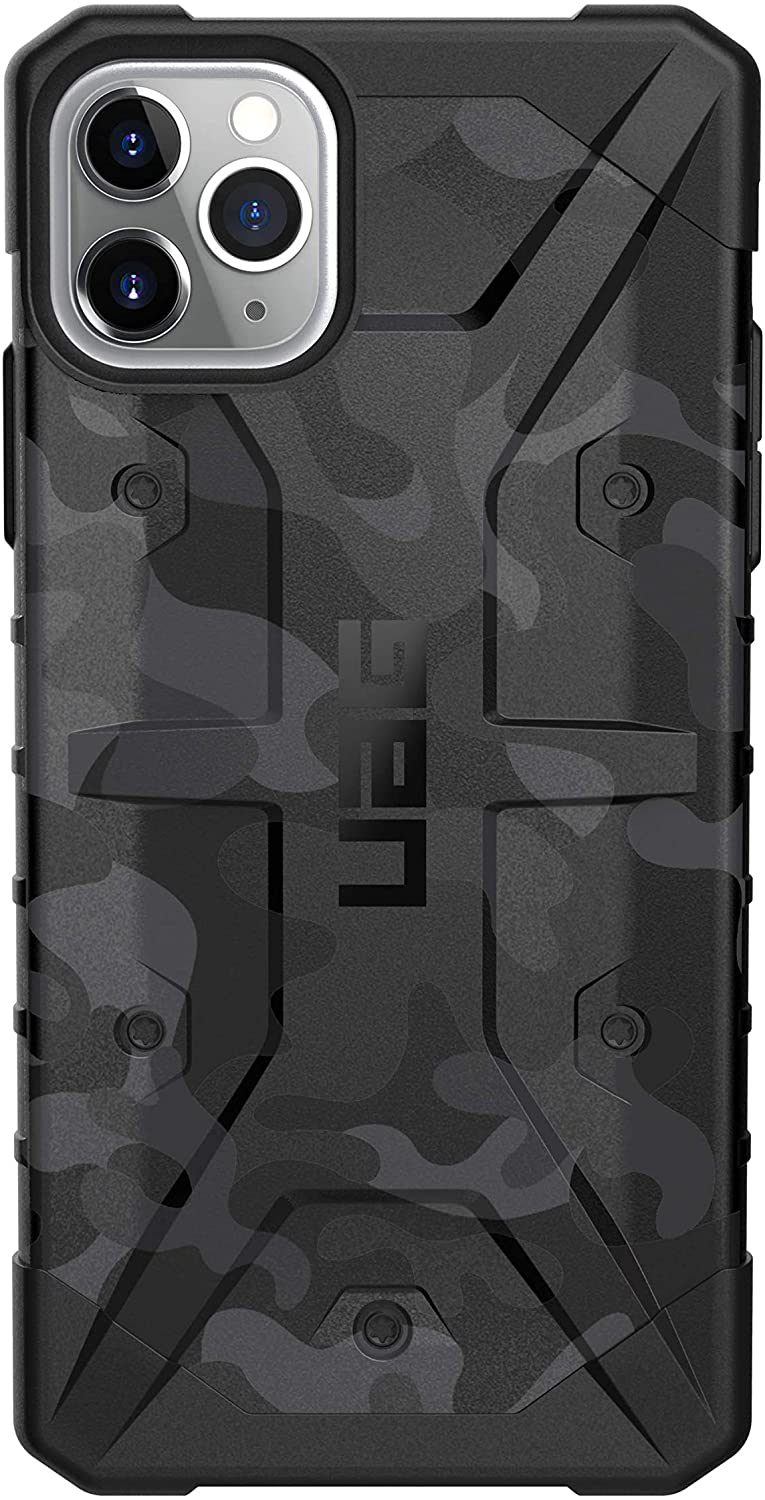 

Чехол противоударный милитари UAG Pathfinder для Iphone 11 Pro Max (6.5") Midnight Camo