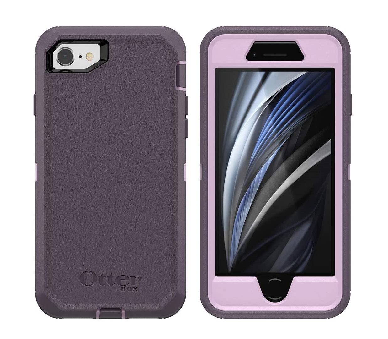 

Чехол противоударный с клипсой OtterBox Defender Series для Iphone 7/8/SE 2020 Purple Nebula