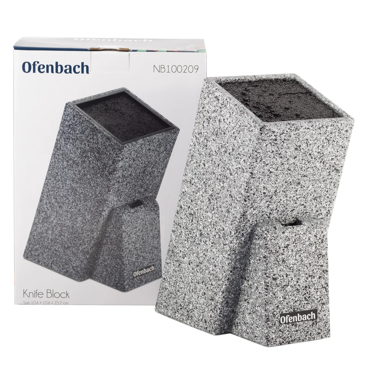 

Подставка для ножей с наполнителем Ofenbach под наклоном ГРАФИТ