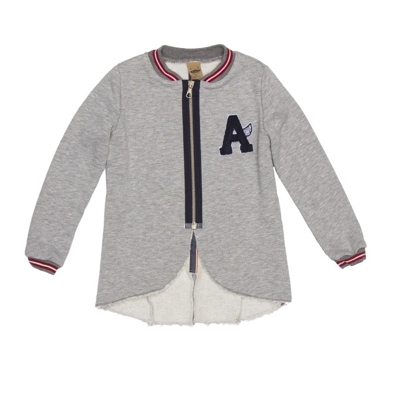 

Спортивный хлопковый кардиган PLEASE kids 104 см Серый LG05040G/0103