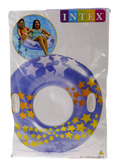 

Надувной круг с ручками INTEX INTEX сиреневый LH-20038