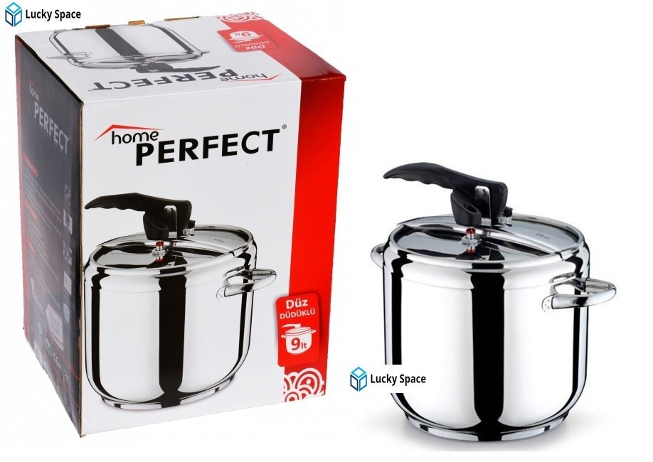 

Кастрюля скороварка Home Perfect 9 л нержавеющая сталь с индукцией