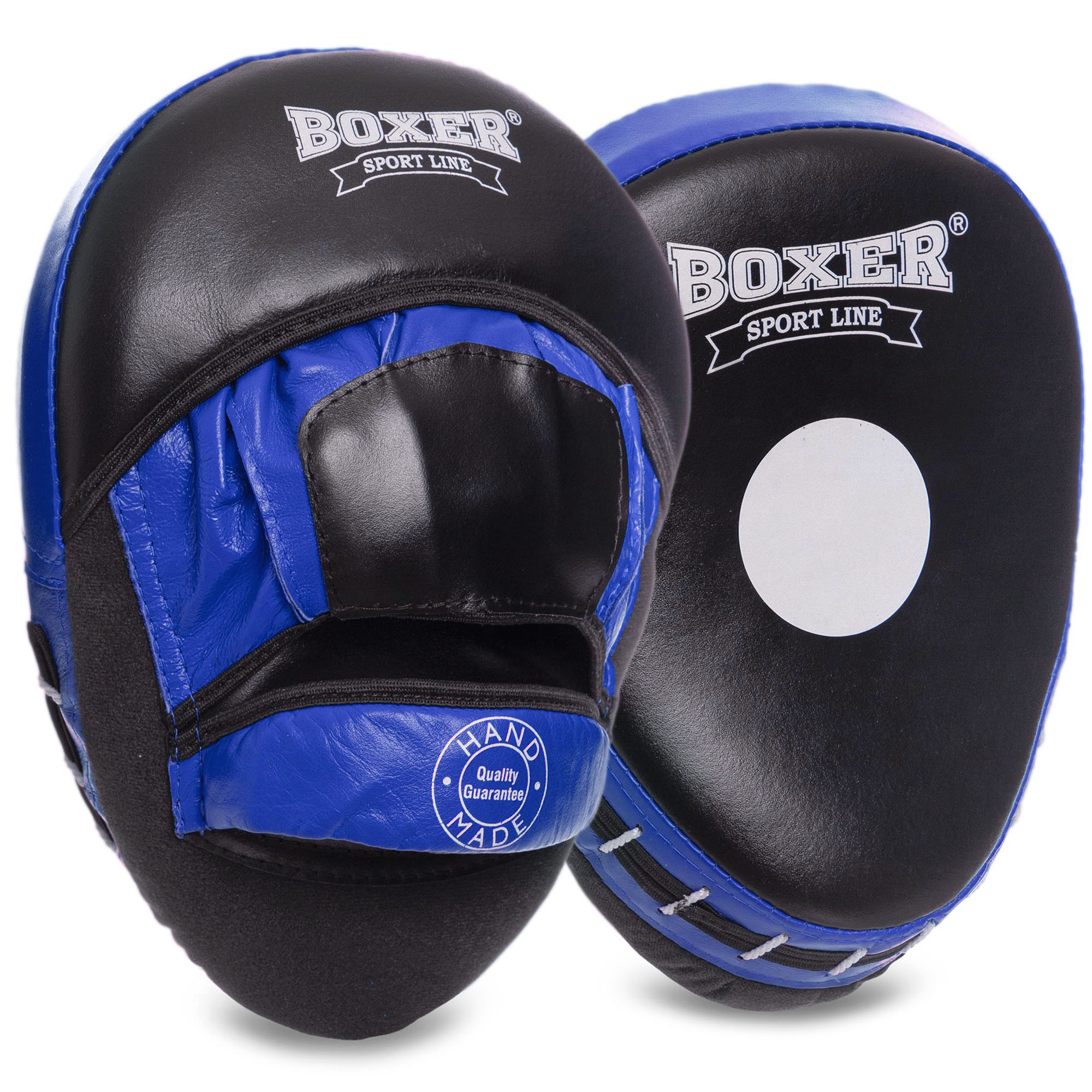 

Кожаные лапы боксерские изогнутые (2шт) BOXER Синий 2012-01