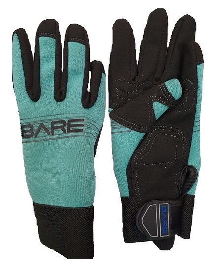 

Перчатки Bare Tropic Pro Glove 2мм аквамарин Черно-аквамариновый S