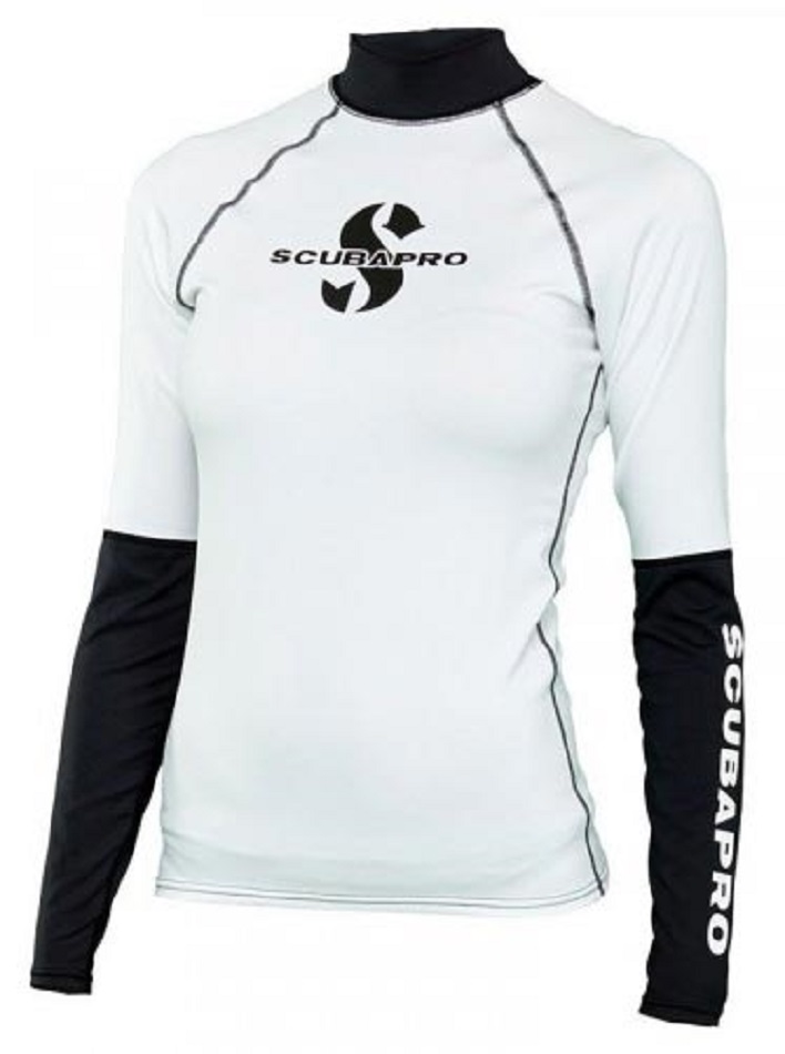 

Реглан Scubapro Rash Guard Women SHELL Бело-черный XL