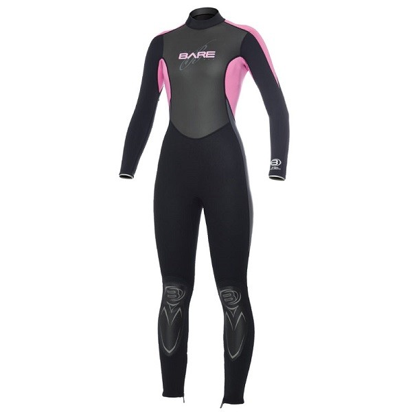

Гидрокостюм Bare Velocity Full Lady 5-4mm женский черно-розовый Черно-розовый 14