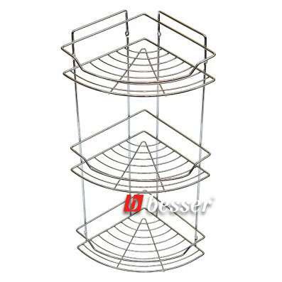 

Полка для ванной угловая 582222см 3-х ярусная Besser 0435E