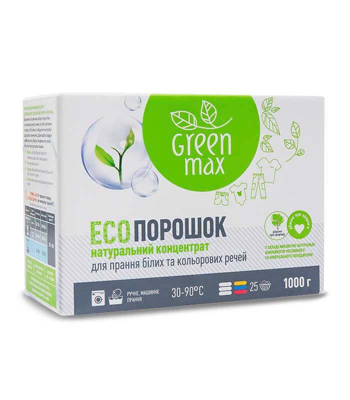 

Порошок стиральный натуральный Эко Green Max 99100762101 1000 г