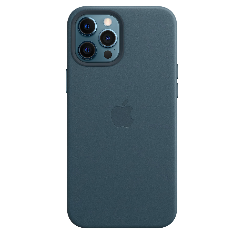 

Чехол iSpack Leather Case для iPhone 12 Pro Max Baltic Blue OEM