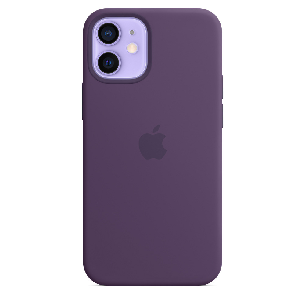 

Чехол iSpack Silicone Case для iPhone 12 mini Amethyst with MagSafe OEM