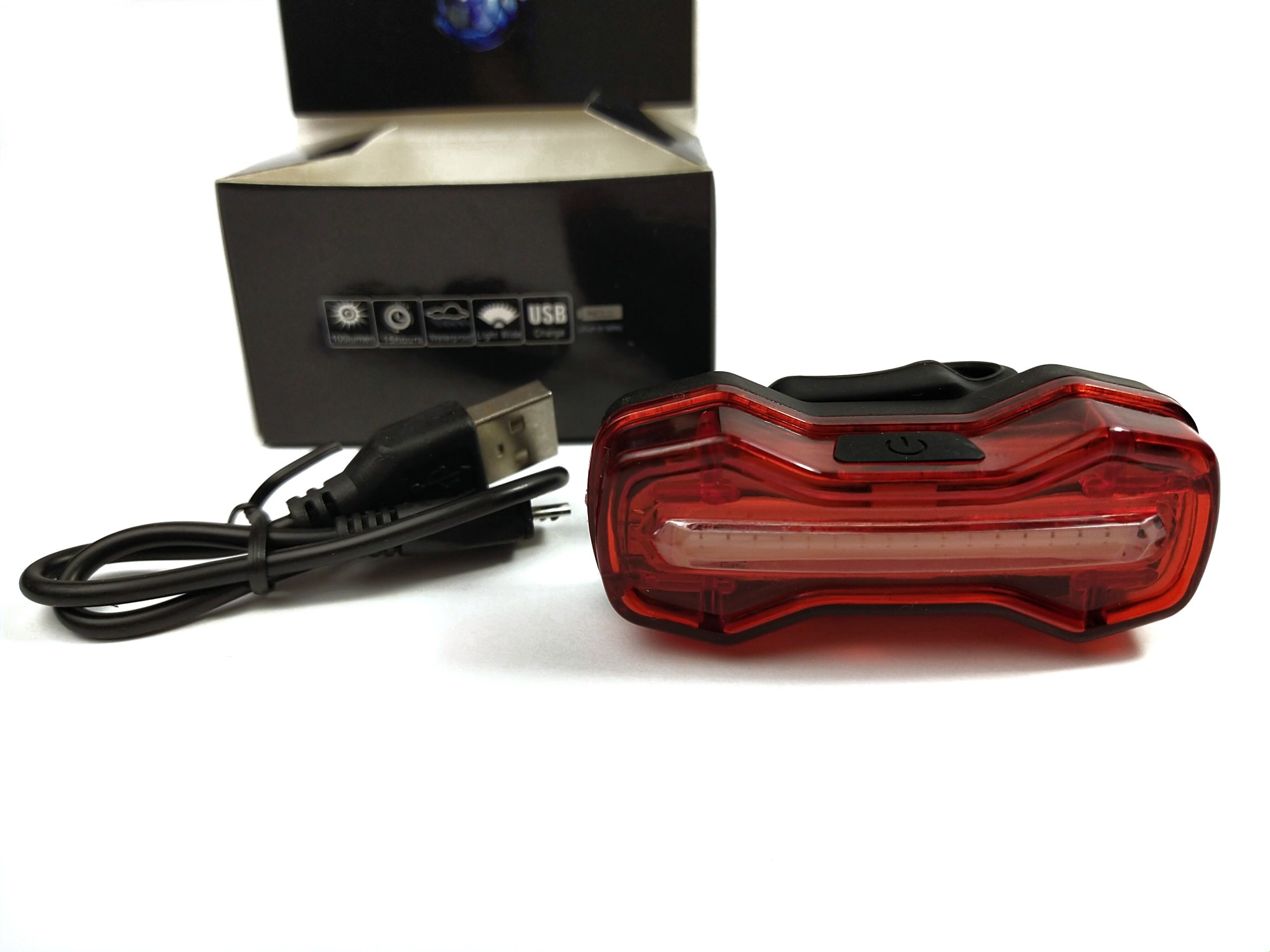 

Красный задний фонарь Damo-Feilang DMFL-526, тип зарядки USB, G-41