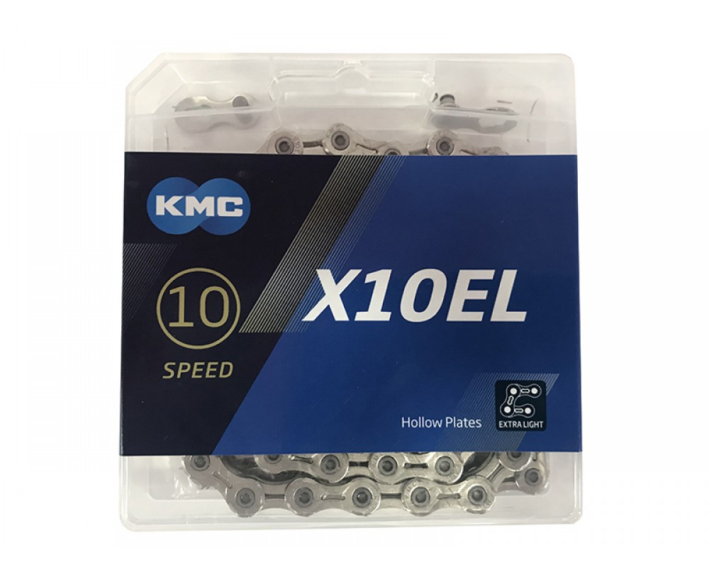 

Цепь KMC X10EL 1/2" х 11/128" 116 зв. Silver/Silver