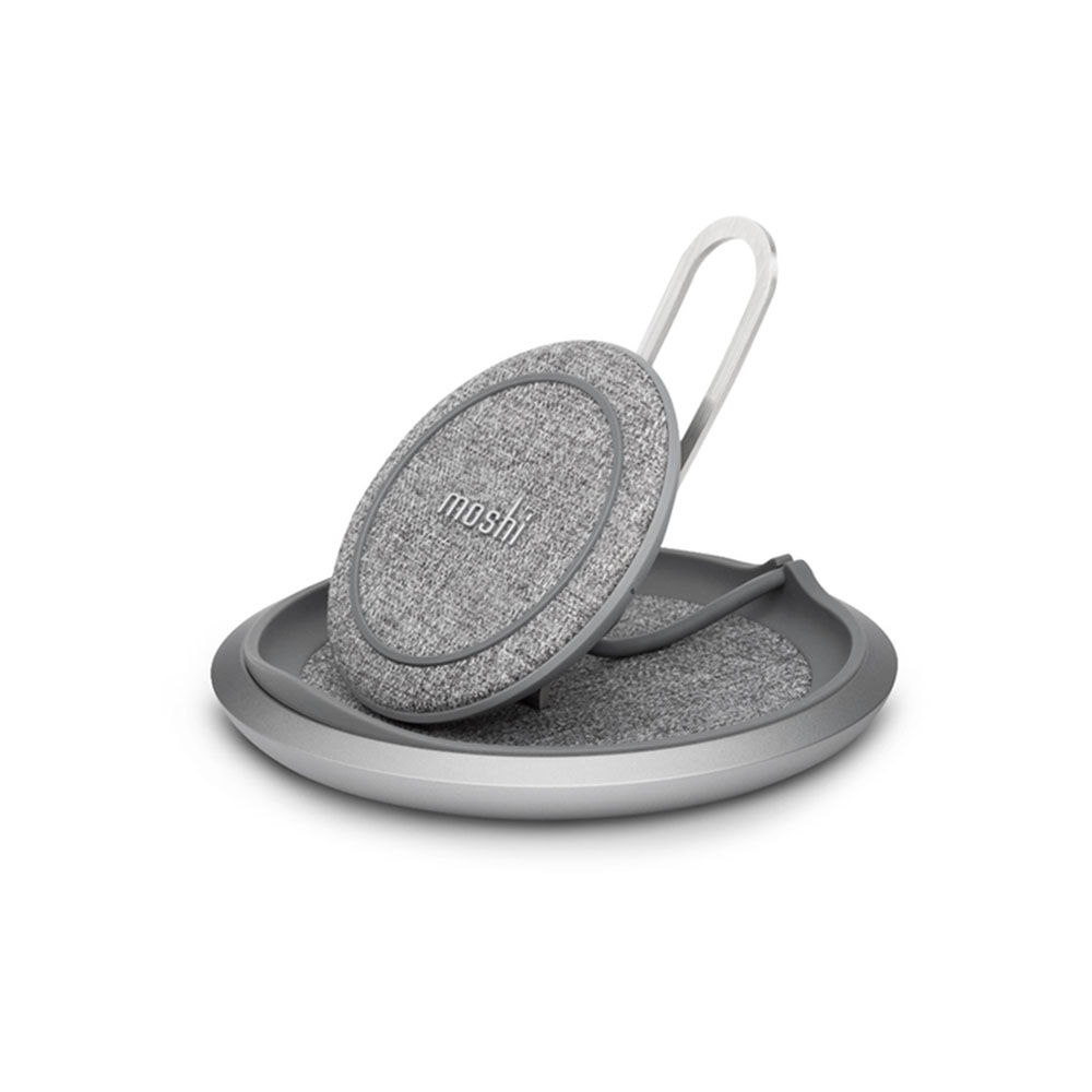

Беспроводное зарядное устройство Moshi Lounge Q Wireless Charging Stand Nordic Gray