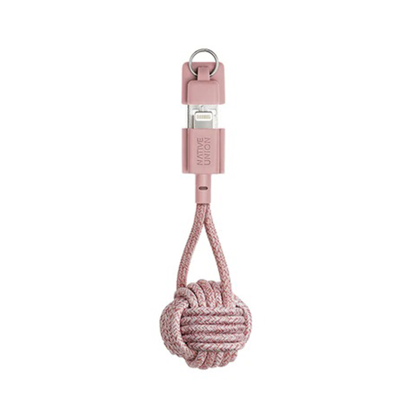 

Кабель Native Union Key Cable USB-A to Lightning Rose 0.15 m (KEY-KV-L-ROSE)