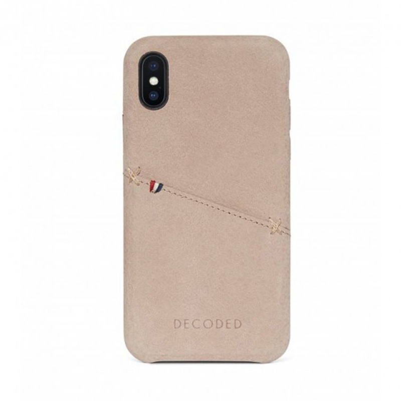 

Кожаный чехол Decoded Back Cover для iPhone X Natural