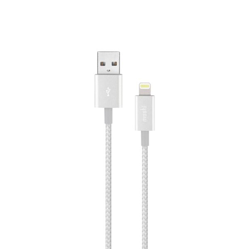 

Кабель Moshi Integra USB-A to Lightning Cable Jet Silver 1.2 m