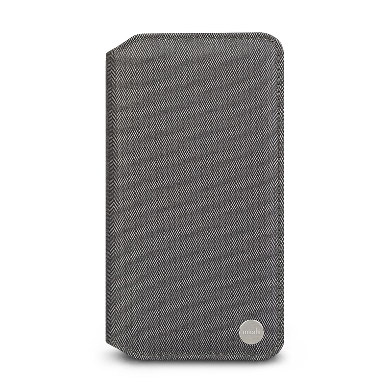 

Чехол Moshi Overture Premium Wallet Case Herringbone Gray для iPhone XS Max