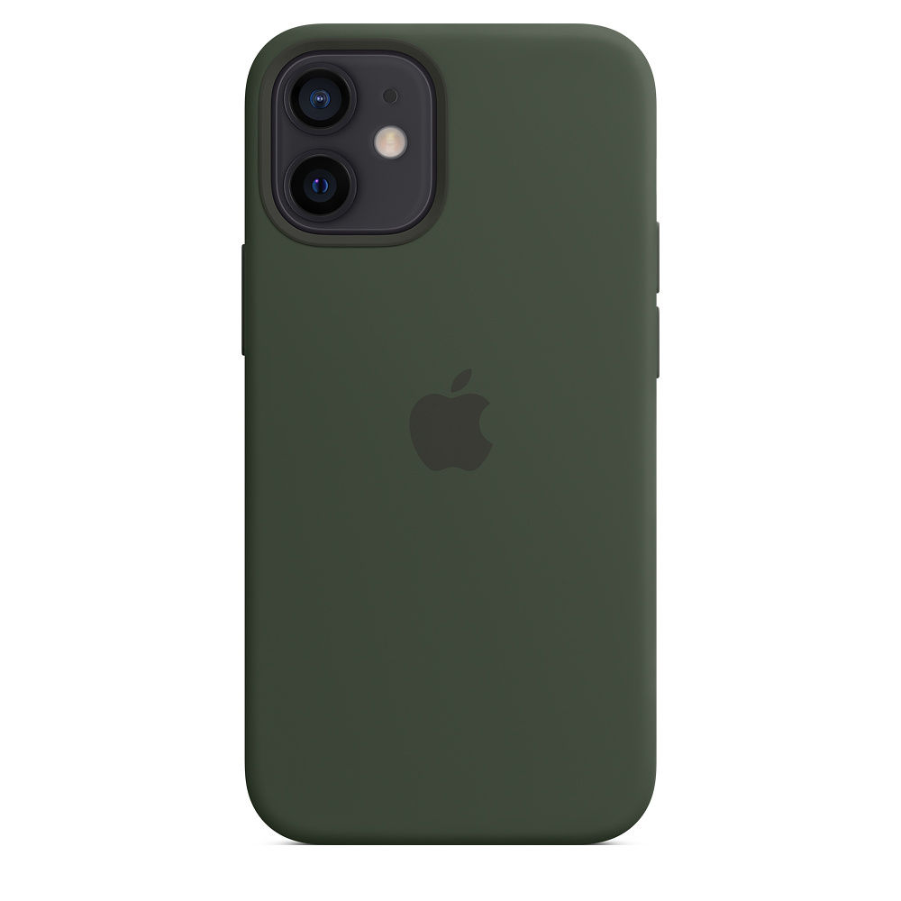 

Чехол iSpack Silicone Case для iPhone 12 mini Cyprus Green with MagSafe OEM