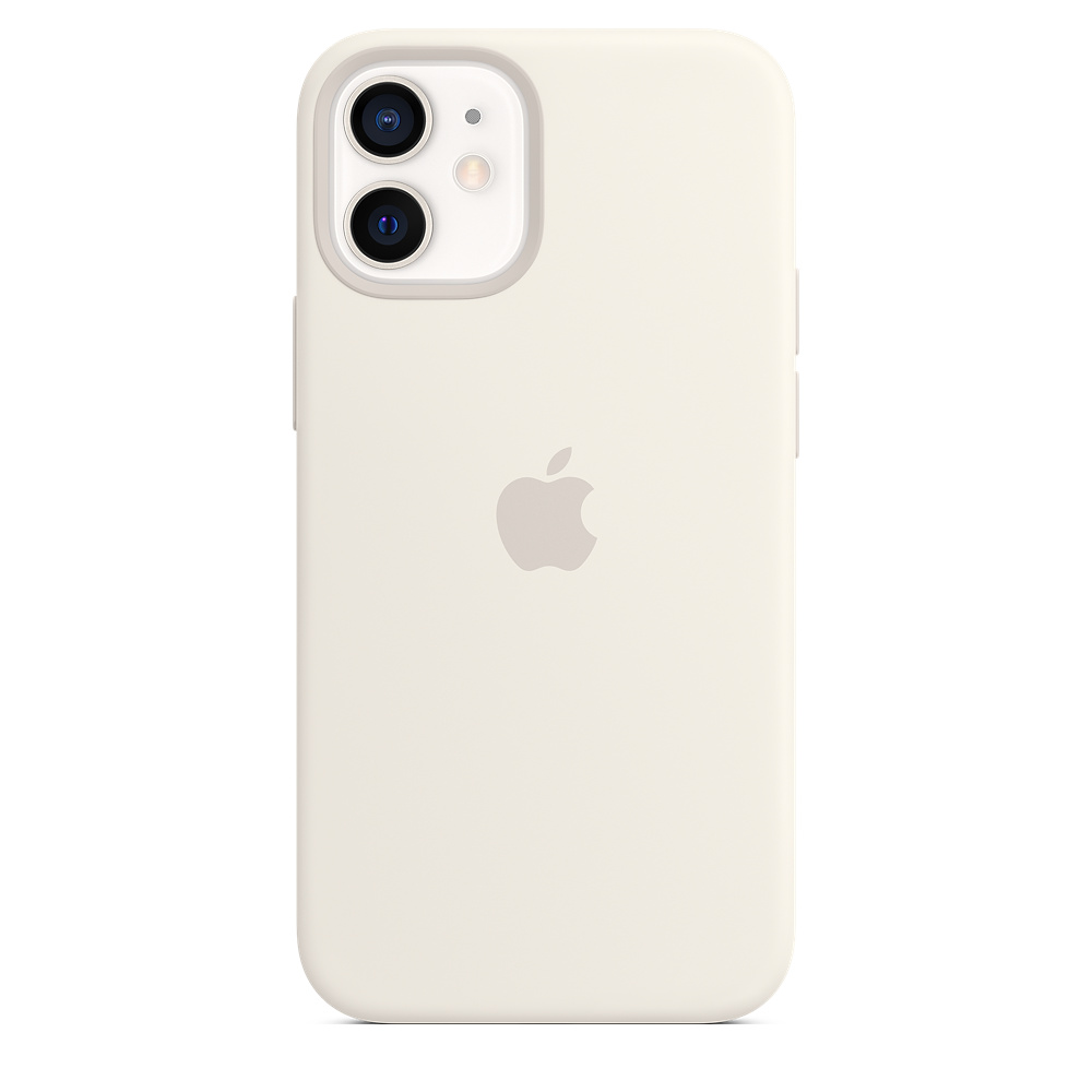 

Чехол iSpack Silicone Case для iPhone 12 mini White with MagSafe OEM