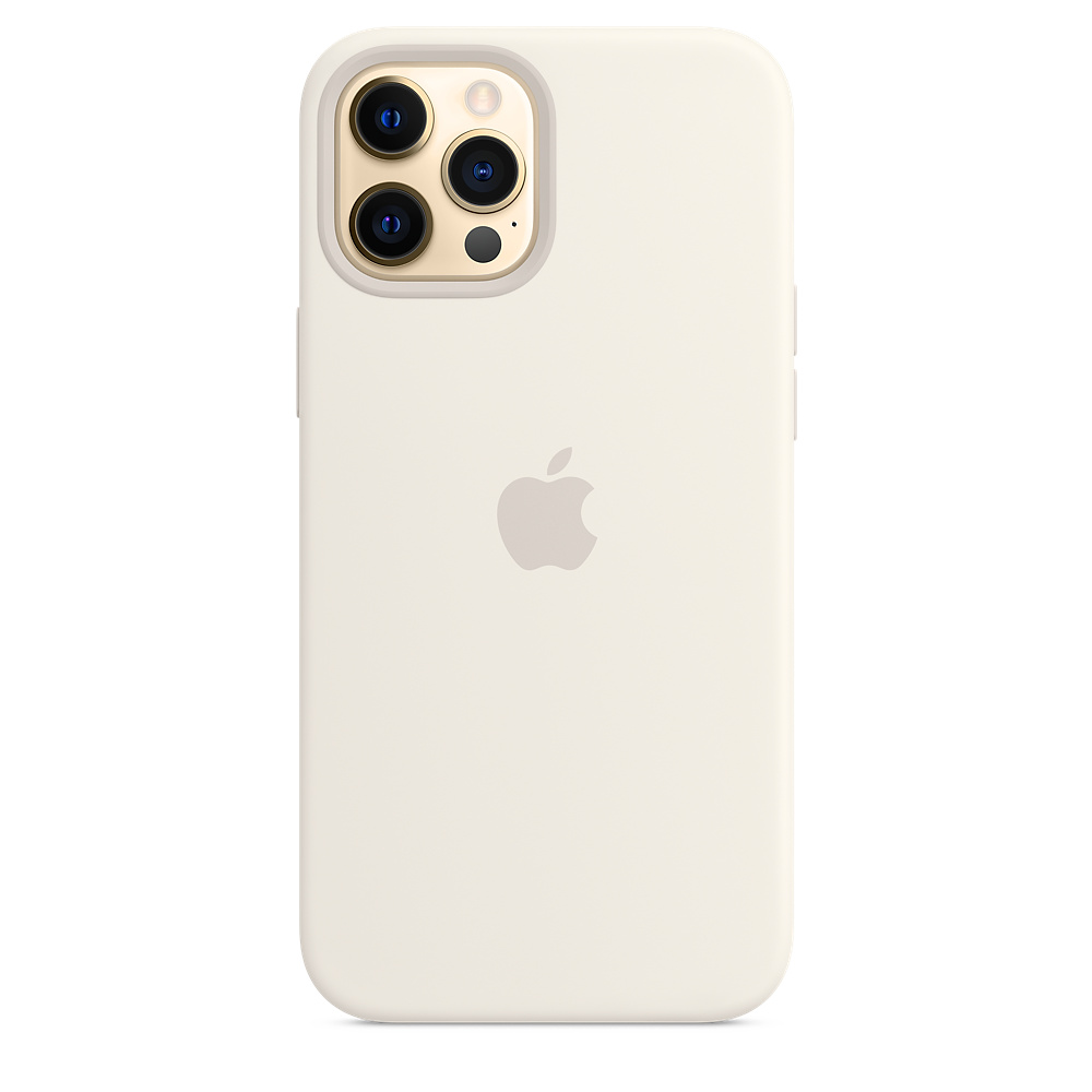 

Чехол iSpack Silicone Case для iPhone 12 Pro Max White without MagSafe OEM