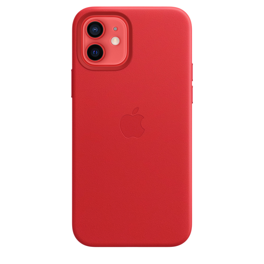 

Чехол iSpack Leather Case для iPhone 12 | 12 Pro RED OEM