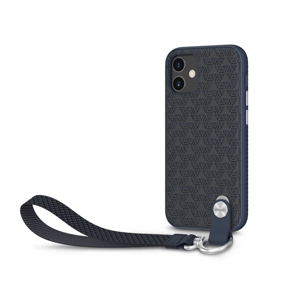 

Чехол Moshi Altra Slim Case with Wrist Strap Midnight Blue для iPhone 12 mini