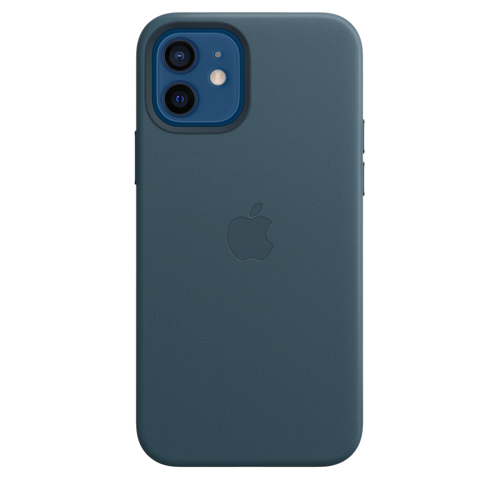 

Чехол iSpack Leather Case для iPhone 12 | 12 Pro Baltic Blue OEM