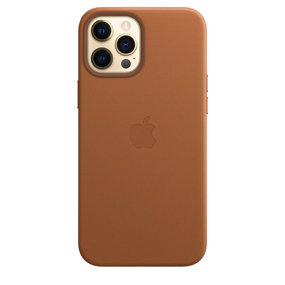 

Чехол iSpack Leather Case для iPhone 12 Pro Max Saddle Brown Original OEM