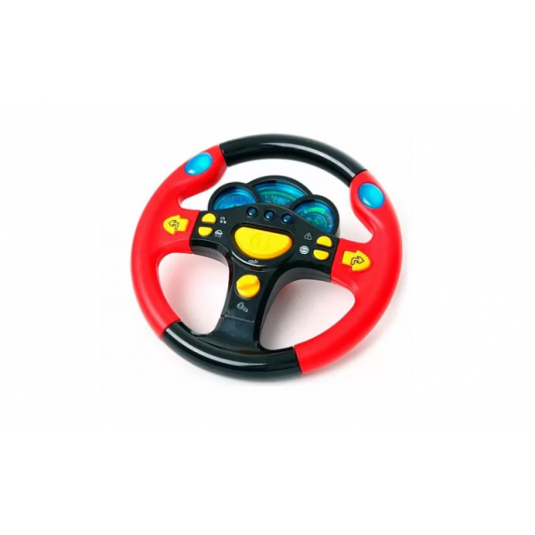

Детский игровой руль Joy Toy 7044 на укр. языке