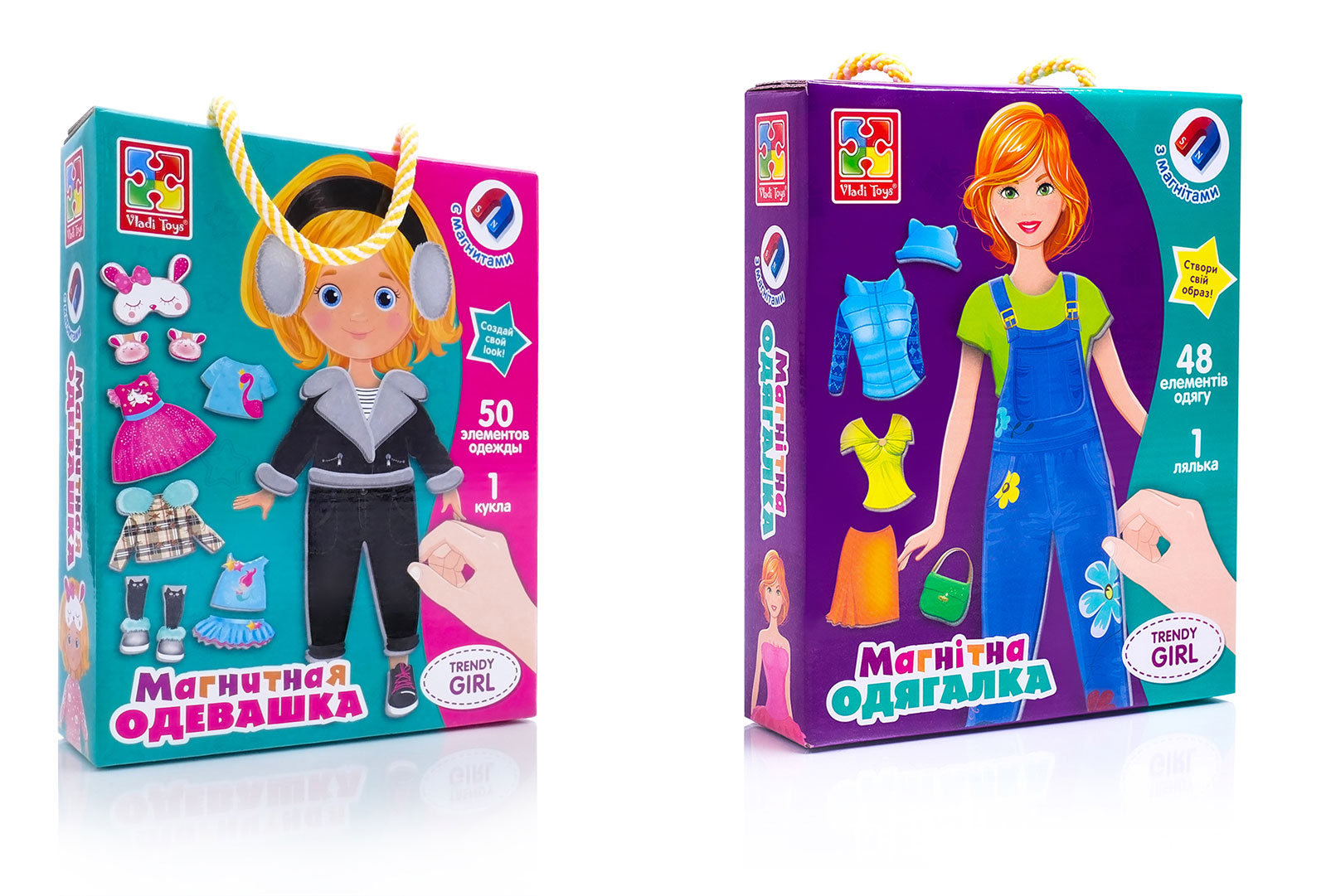 

Магнітна одягалка "Trendy girl" VT3702-18/VT3702-22