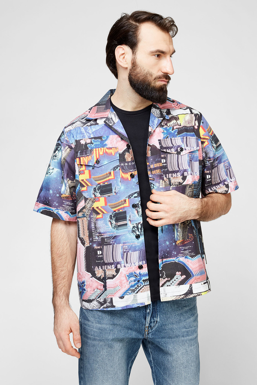 

Мужская рубашка S-DOOMY SHIRT Diesel M A02207 0KBAB