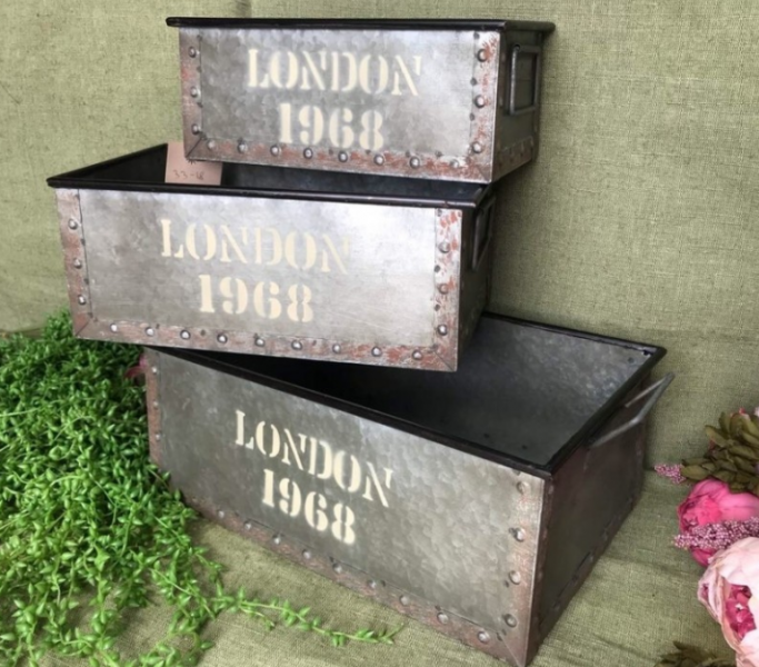 

Металлическое кашпо Decsty Ammo box