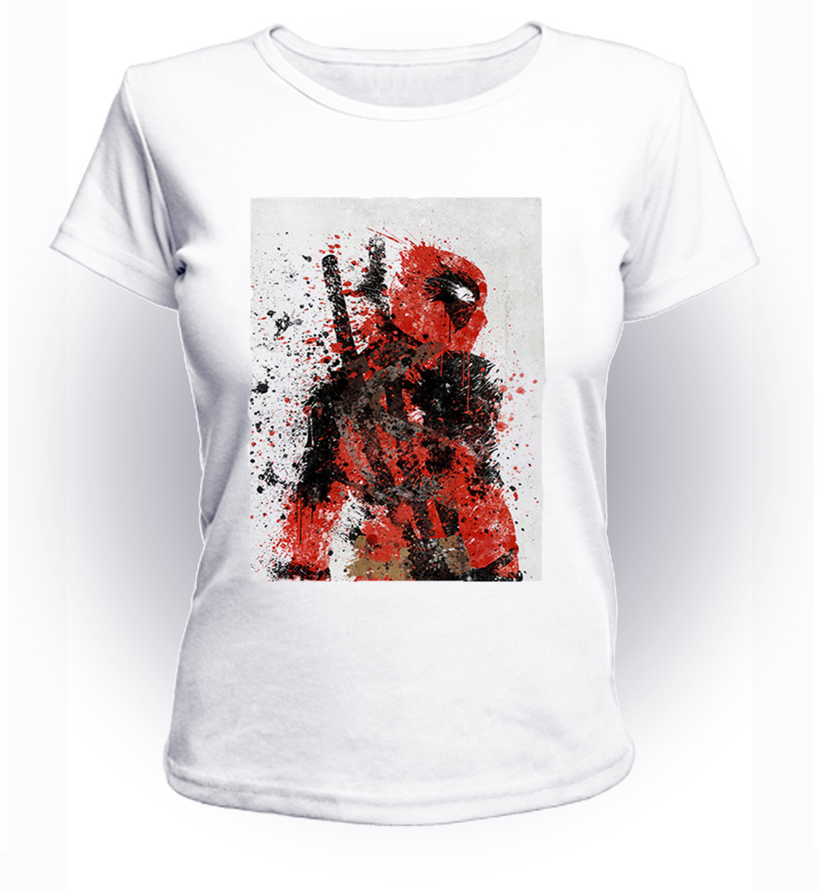 

Футболка GeekLand Дэдпул Deadpool пятна DP.01.013 (FU21DP.01.013/girl-116)