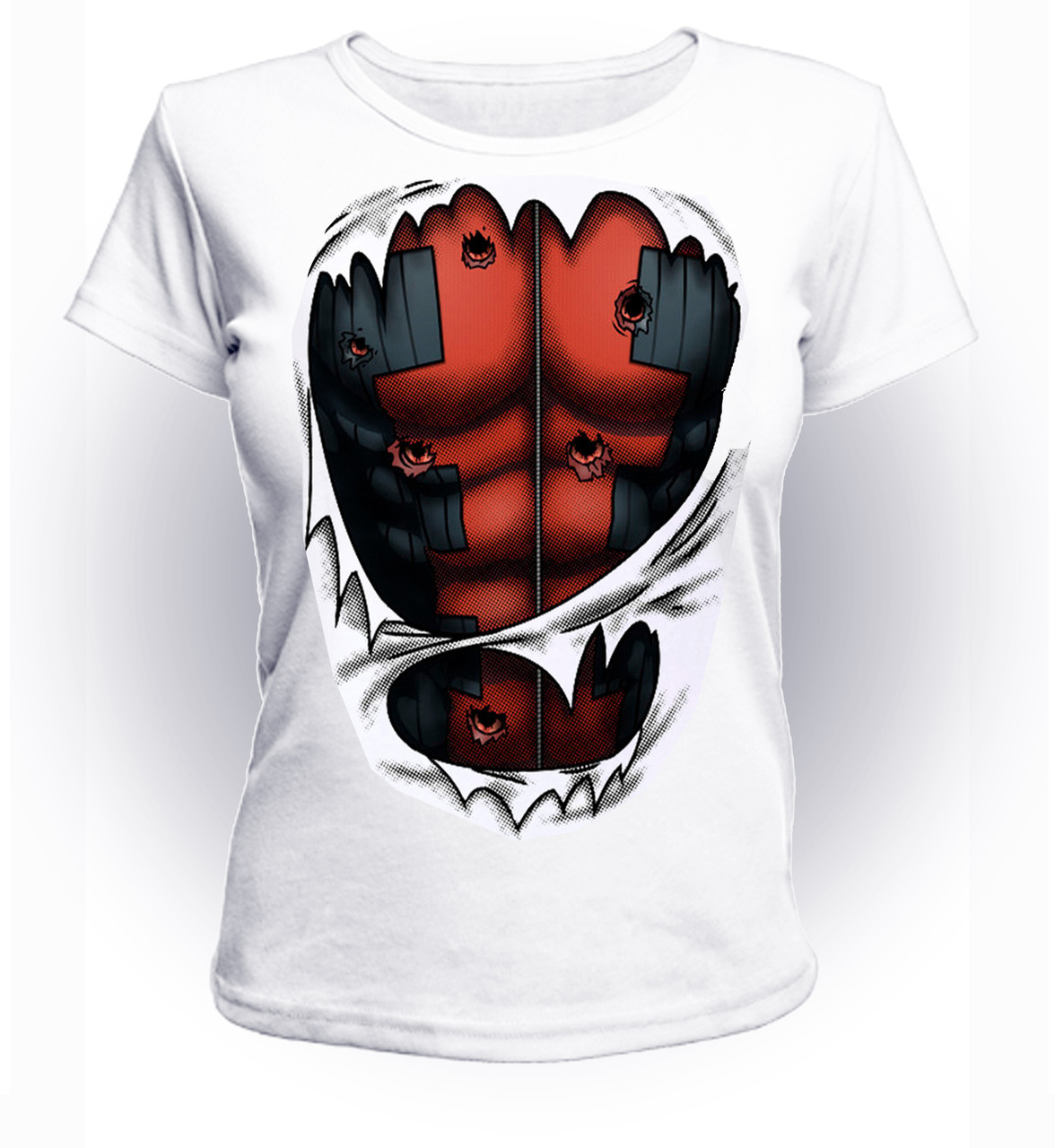 

Футболка GeekLand Дэдпул Deadpool сквозь клочья DP.01.034 (FU21DP.01.034/girl-170)
