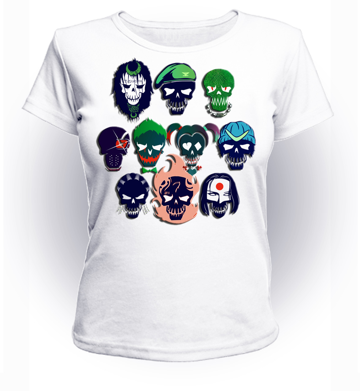 

Футболка GeekLand Отряд Самоубийц Suicide Squad The Suicide Skulls SS.01.032 (FU21SS.01.032/girl-98)
