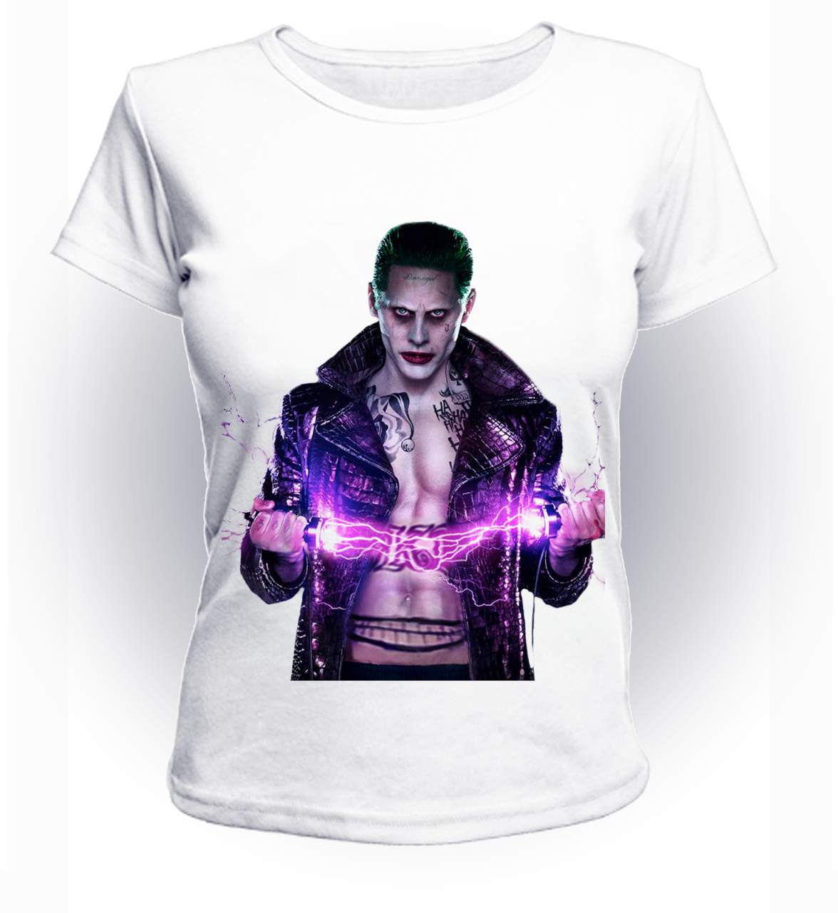 

Футболка GeekLand Отряд Самоубийц Suicide Squad Leto Joker SS.01.052 (FU21SS.01.052/girl-170)