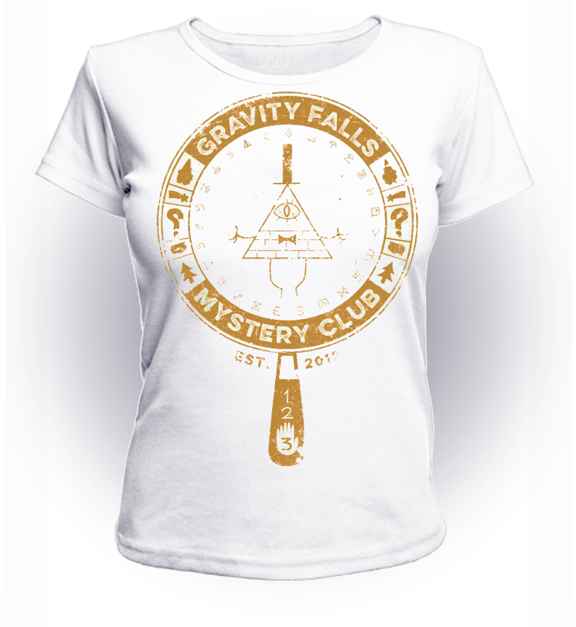 

Футболка GeekLand Гравити Фолз Gravity Falls Mystery adventure GF.01.025 (FU21GF.01.025/girl-170)