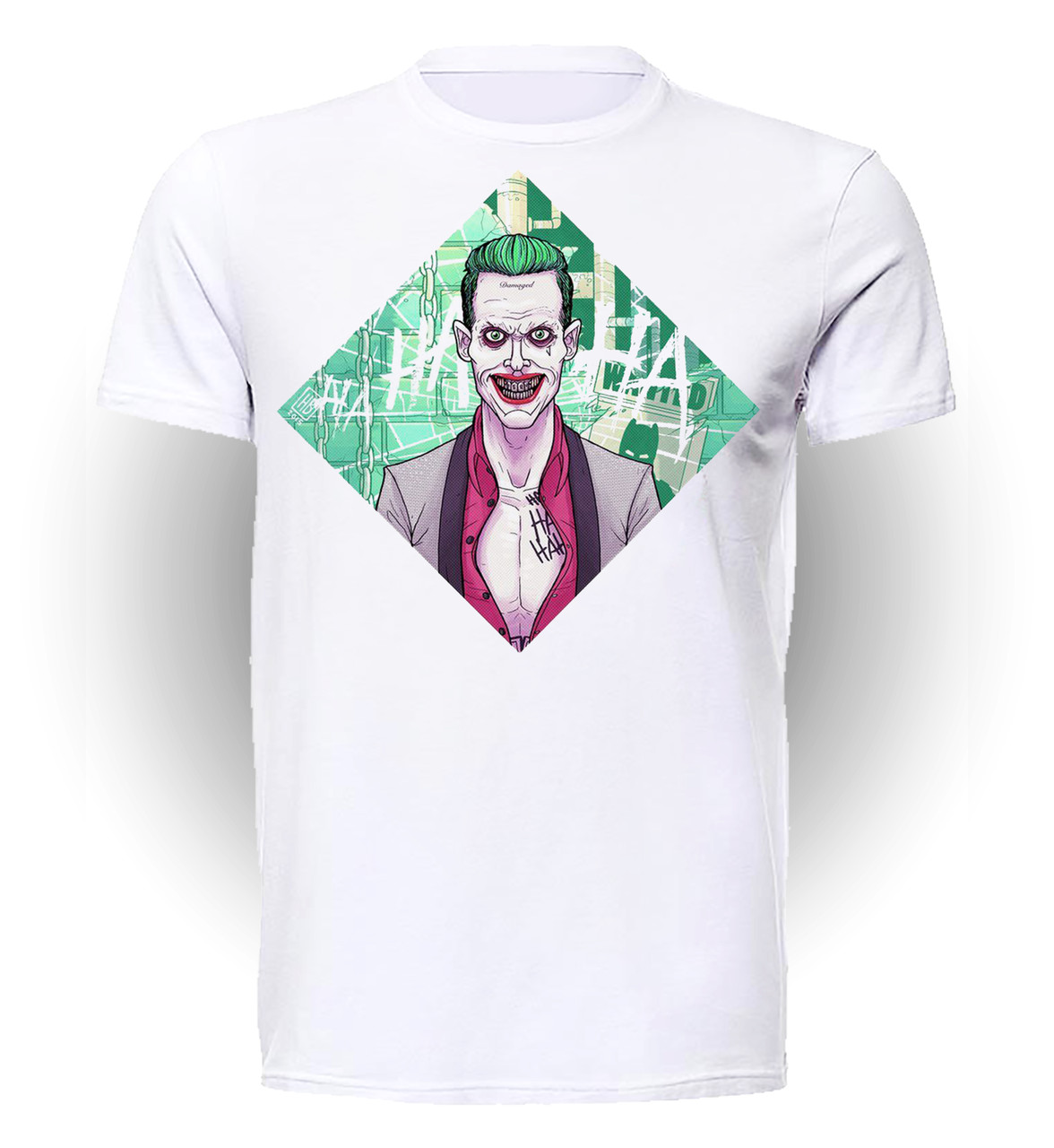 

Футболка GeekLand Отряд Самоубийц Suicide Squad New Joker Leto SS.01.042 (FU21SS.01.042/boy-122)