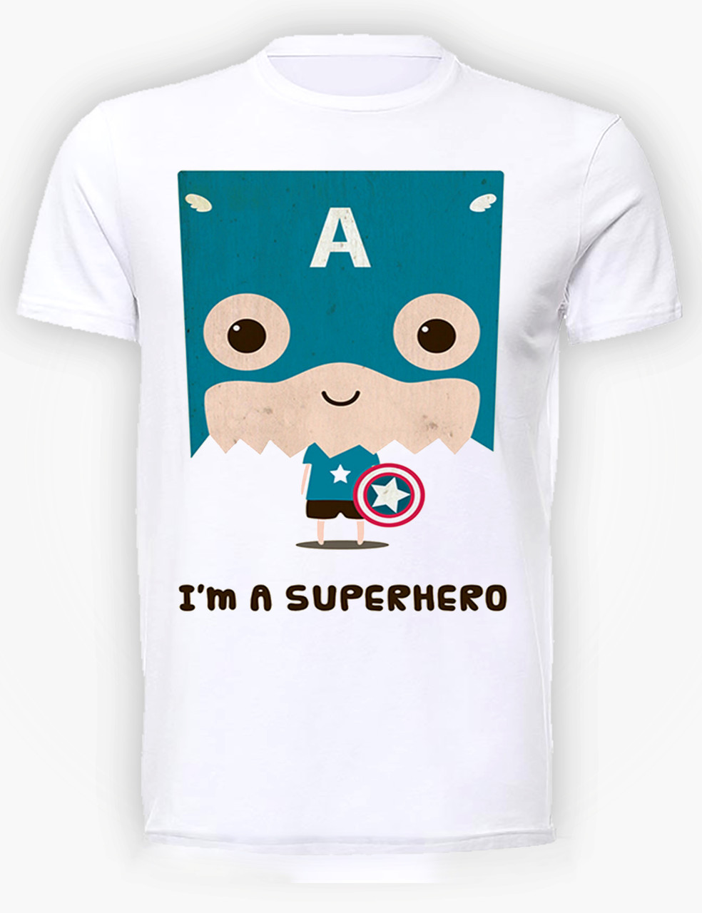 

Футболка GeekLand Капитан Америка Captain America superhero CA.01.030 (FU21CA.01.030/boy-146)