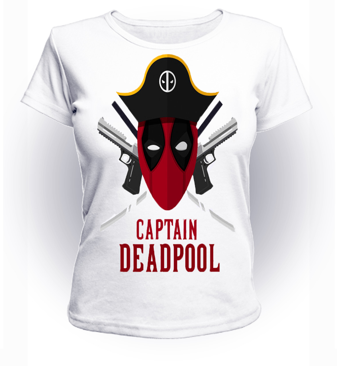 

Футболка GeekLand Дэдпул Captain Deadpool DP.01.058 (FU21DP.01.058/girl-86)