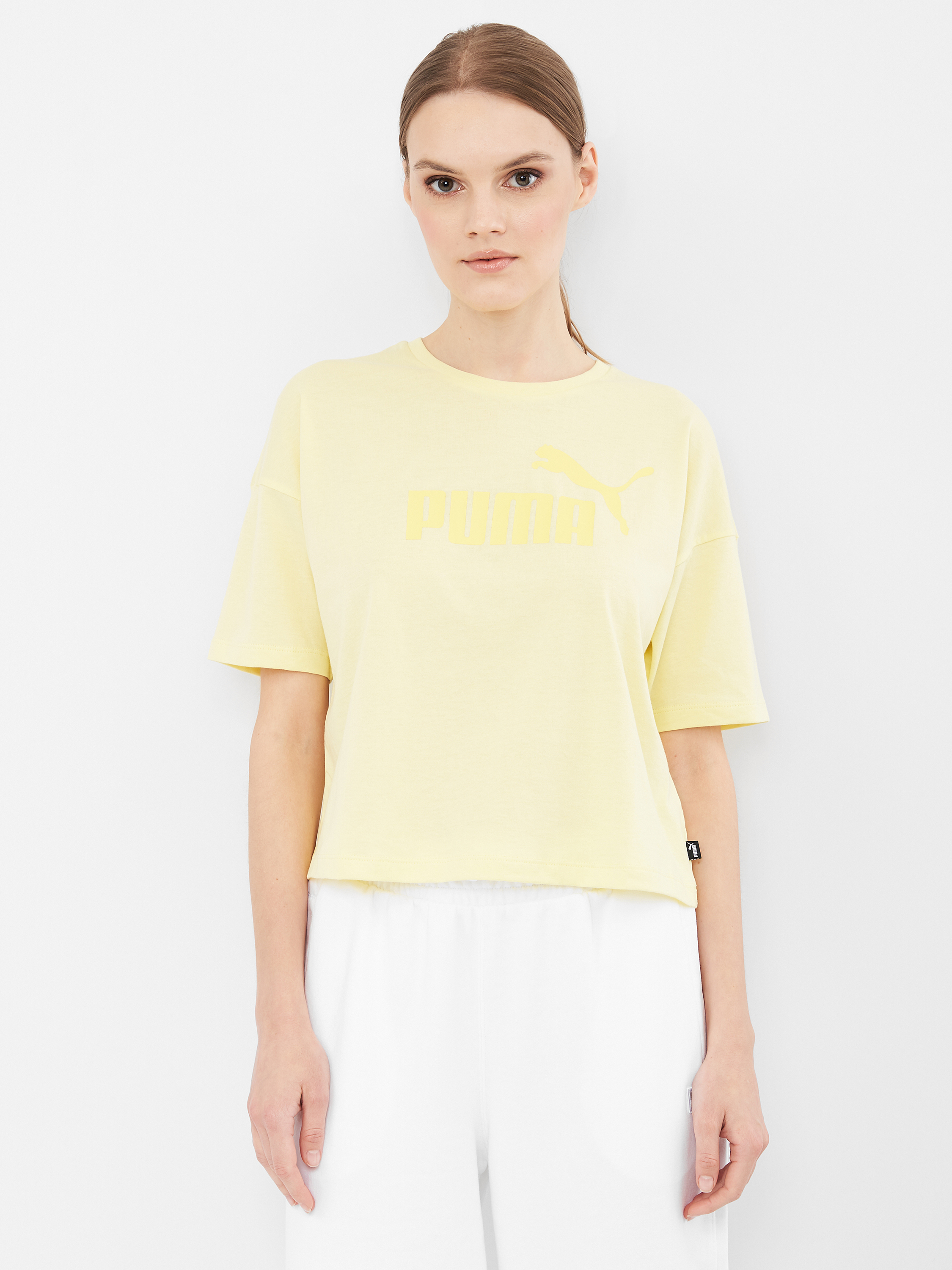 

Футболка Puma ESS Cropped Logo Tee 58686640 XL Yellow Pear